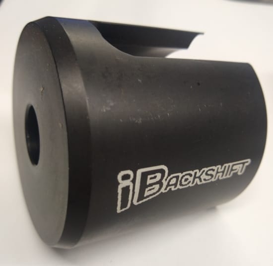 A black cylinder with the word i and a Ski-Doo pDrive Tool Clutch Circlip Installer/Remover on it.